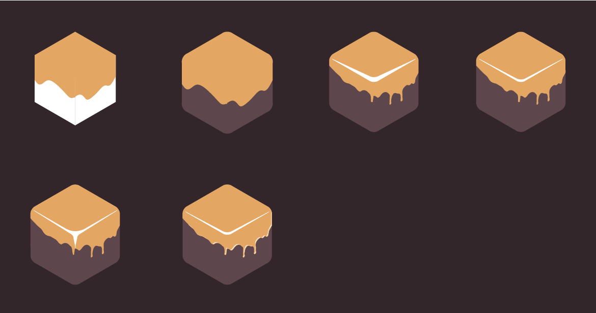 Ganache Logo Concepts - Soft Blocks