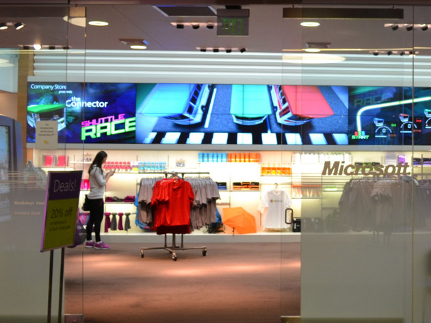 entrance to Microsoft Visitor Center
